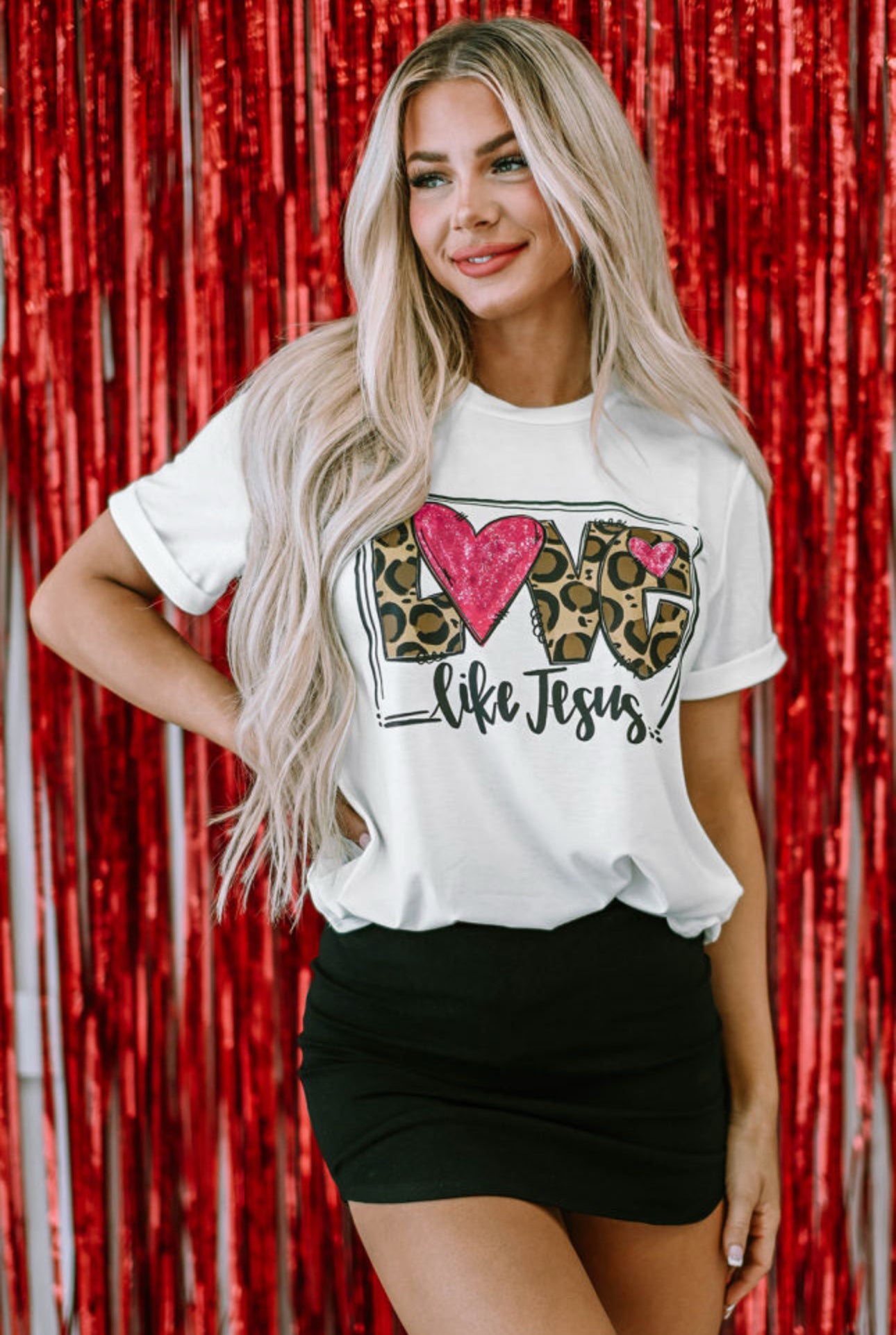 White Love Like Jesus Tee