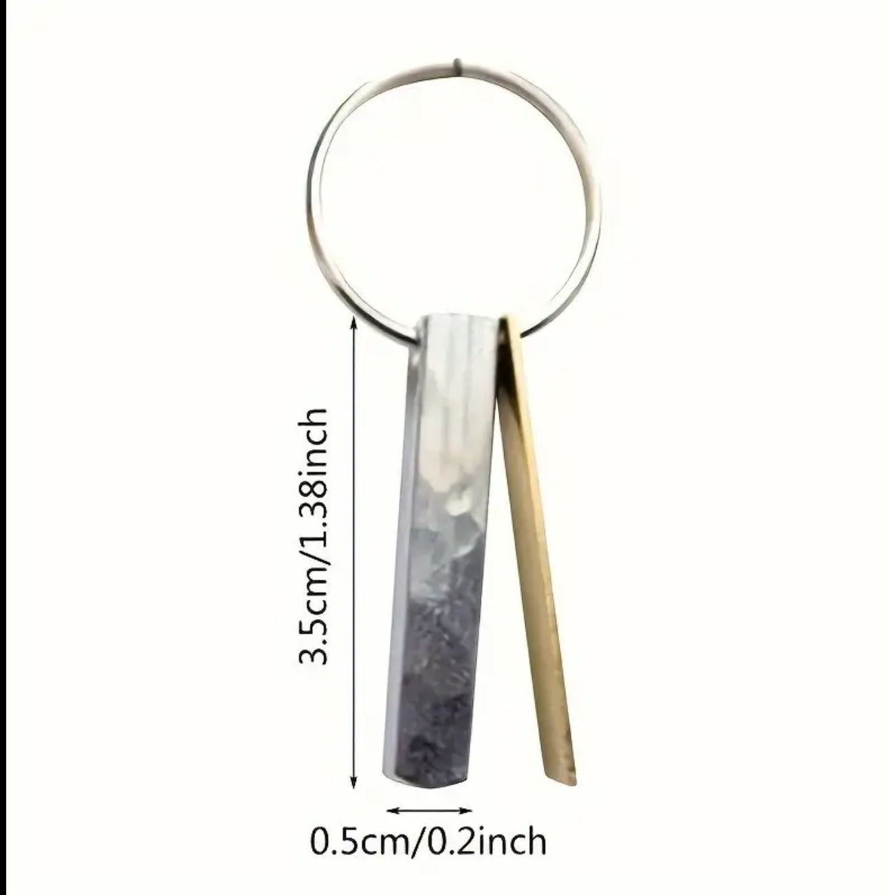 Keychain/ Charm “Thick &Thin”