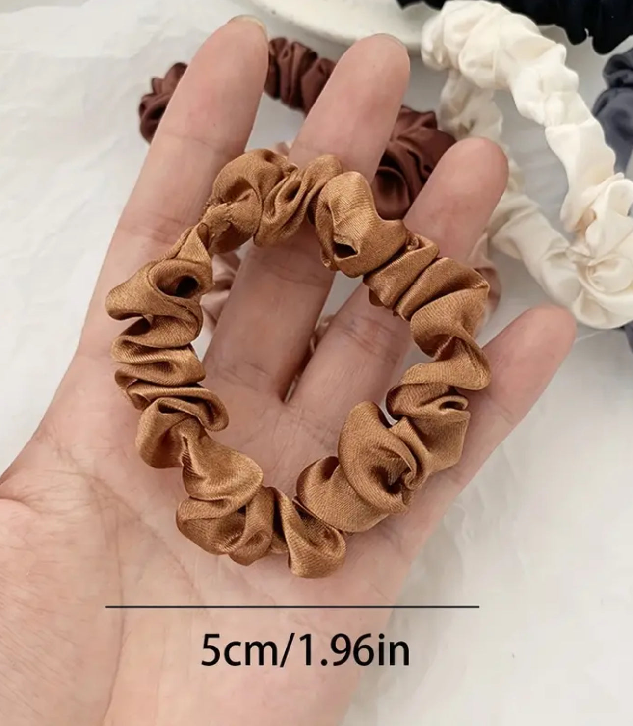 6 pc. Silk Scrunchies/ Multicolor