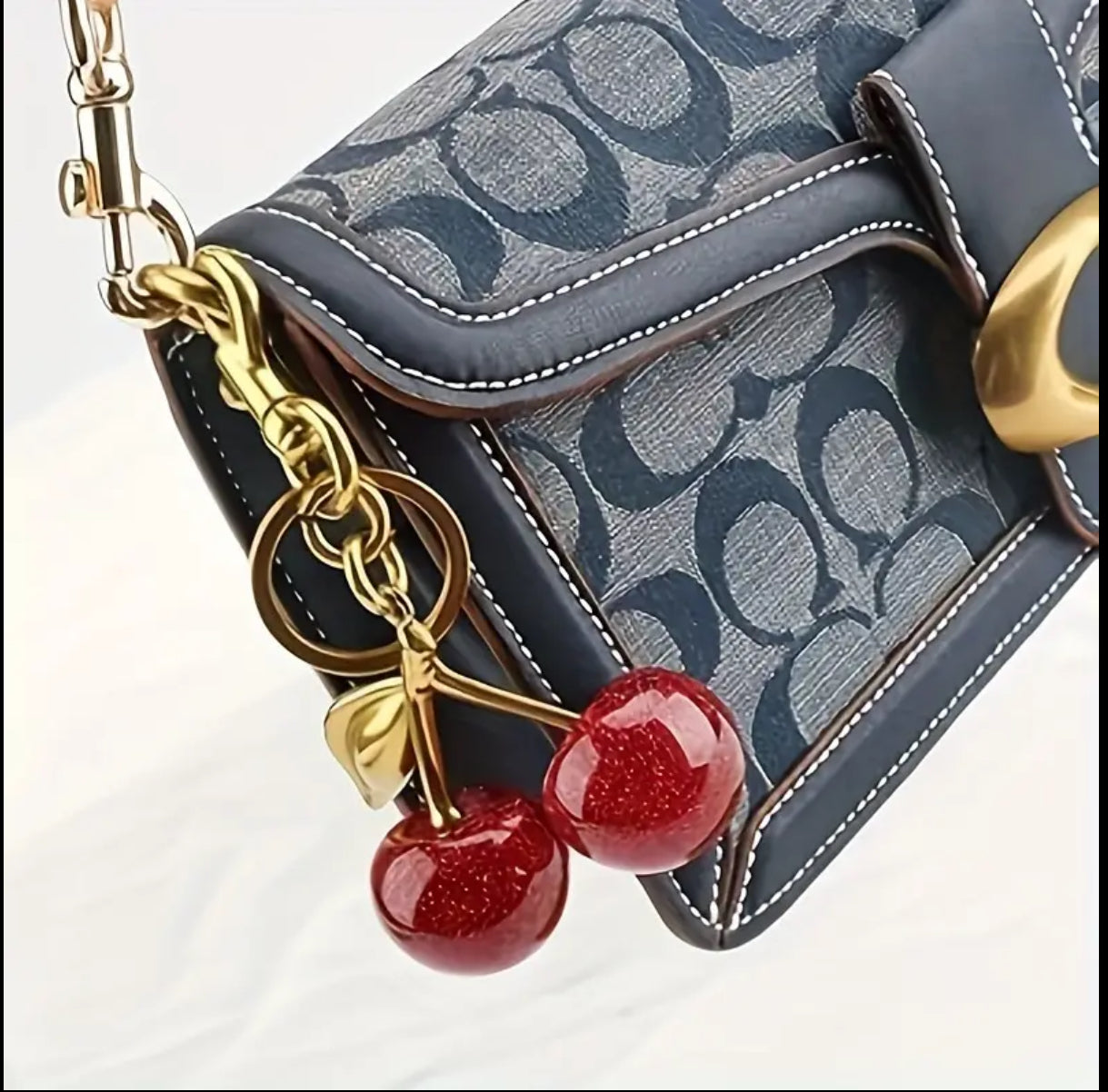 Cherry Purse Charm