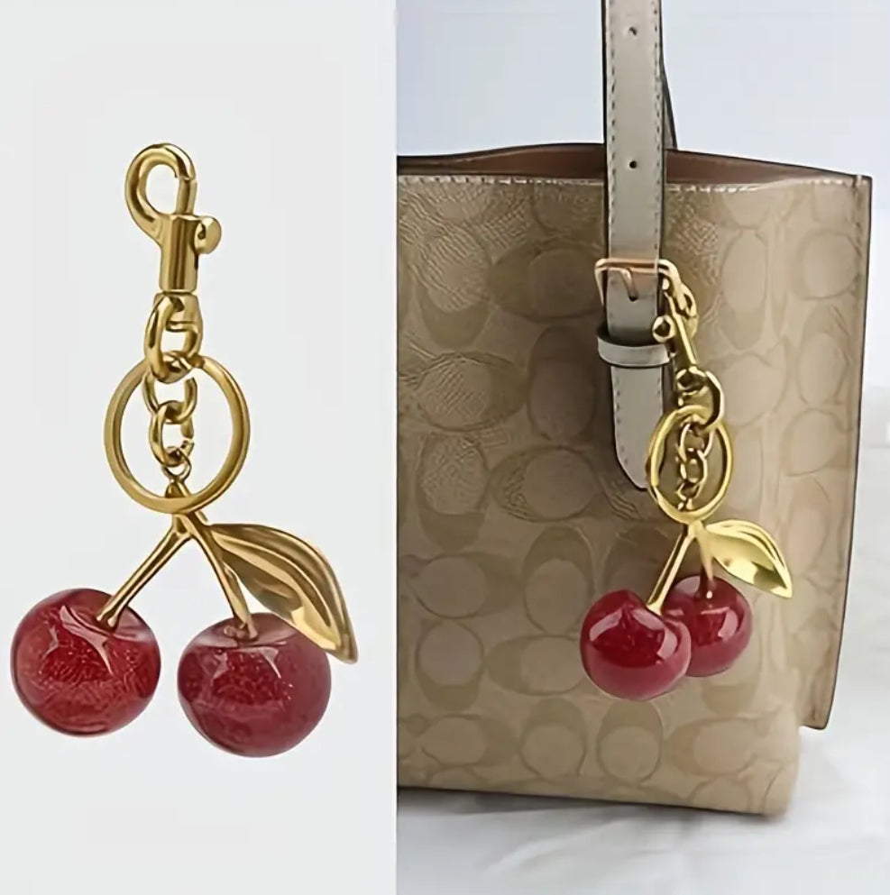 Cherry Purse Charm