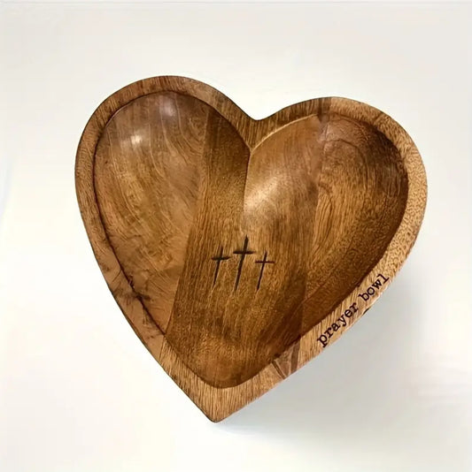 Solid Wood Engraved Prayer Bowl