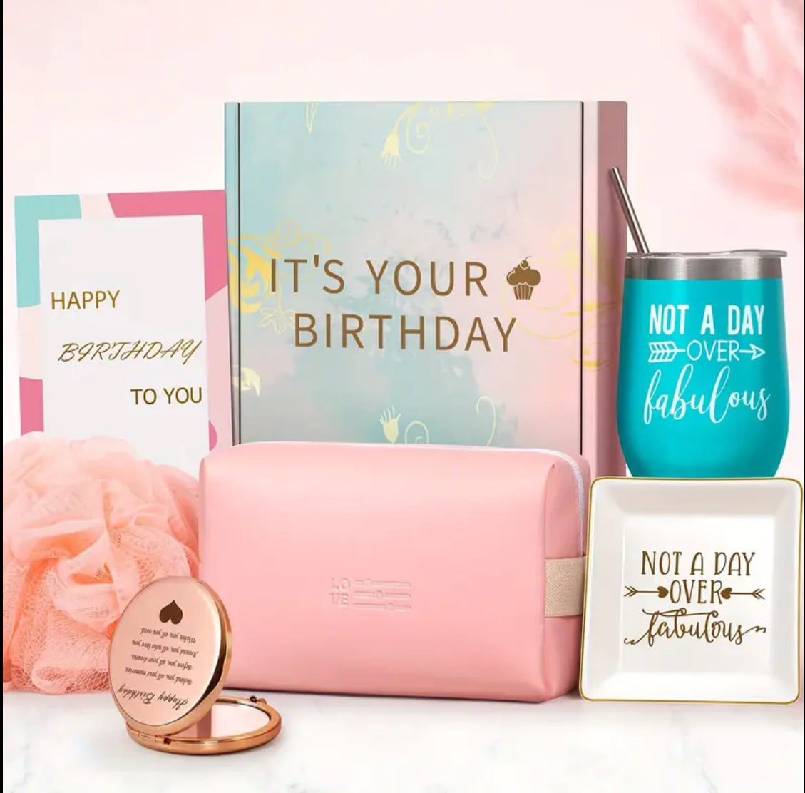 Birthday Gift Set with Gift Box and Greeting Card