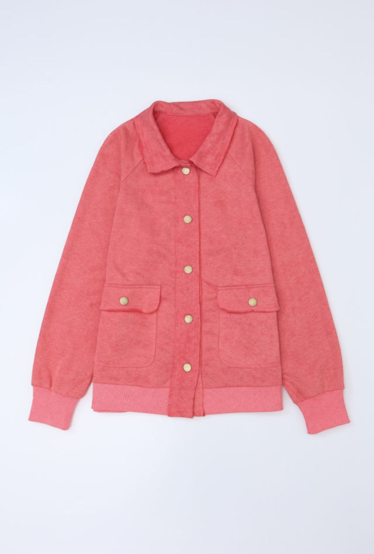 Pink Vintage Wash Shacket