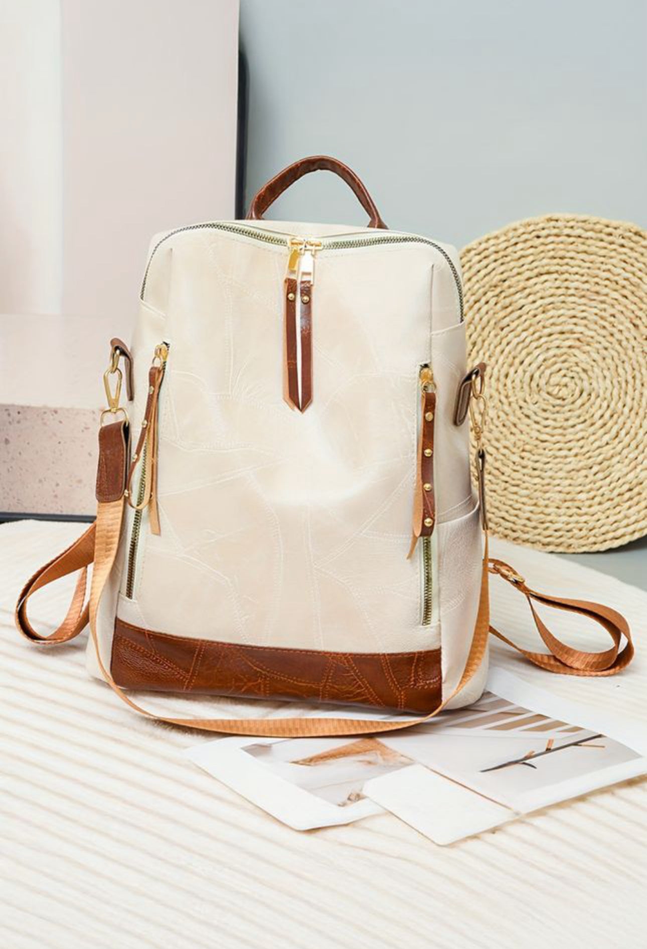 PU Leather Backpack