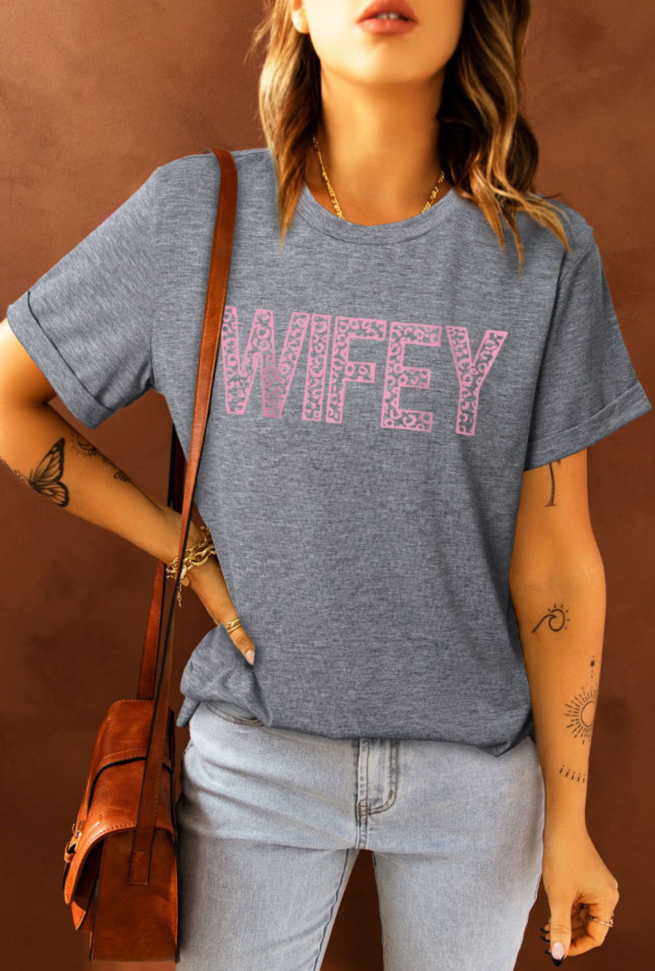 Grey Wifey Graphic Tee