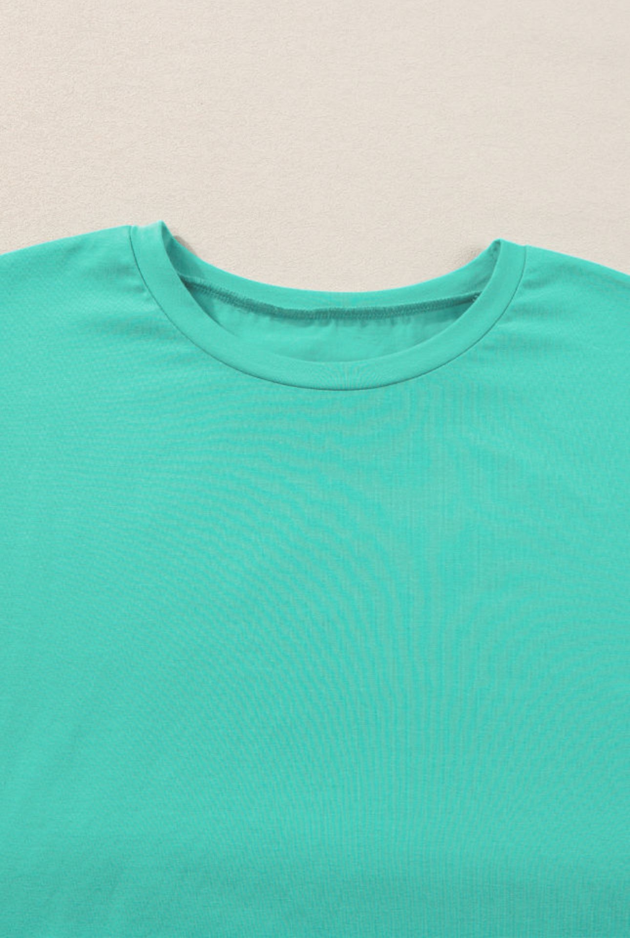 Sunshine Oversized Tee- Aqua Blue