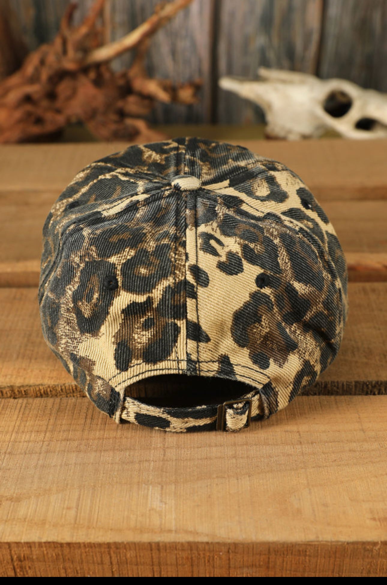 Leopard Print “Mama” Baseball Cap- one size