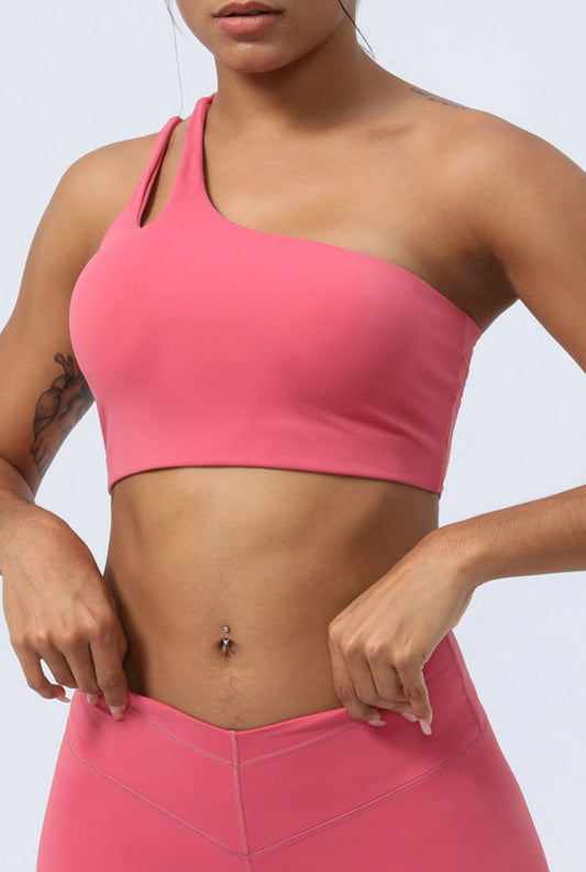 Strawberry Pink Sports Bra