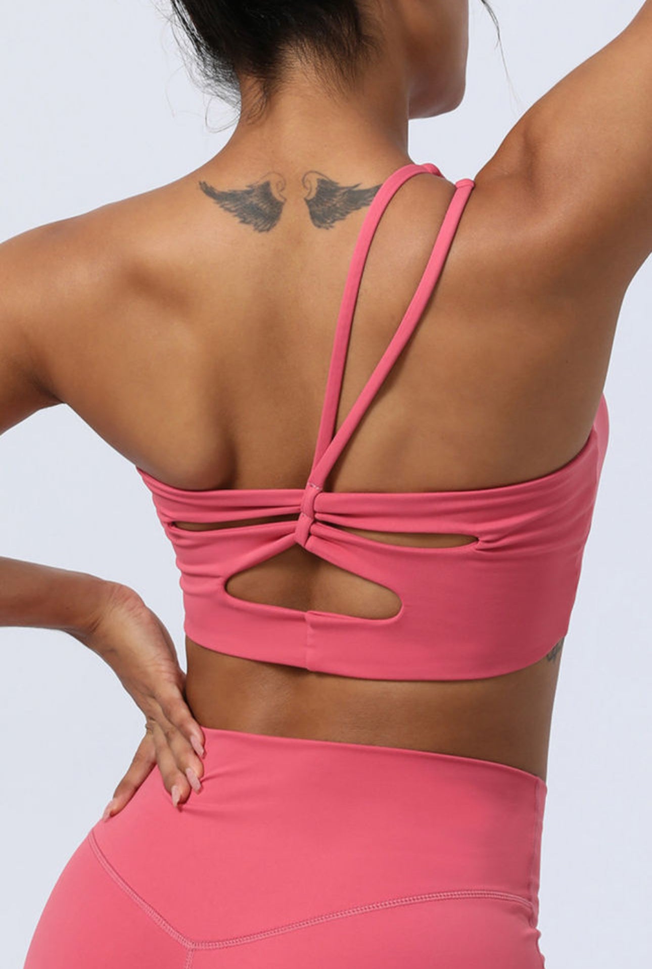 Strawberry Pink Sports Bra