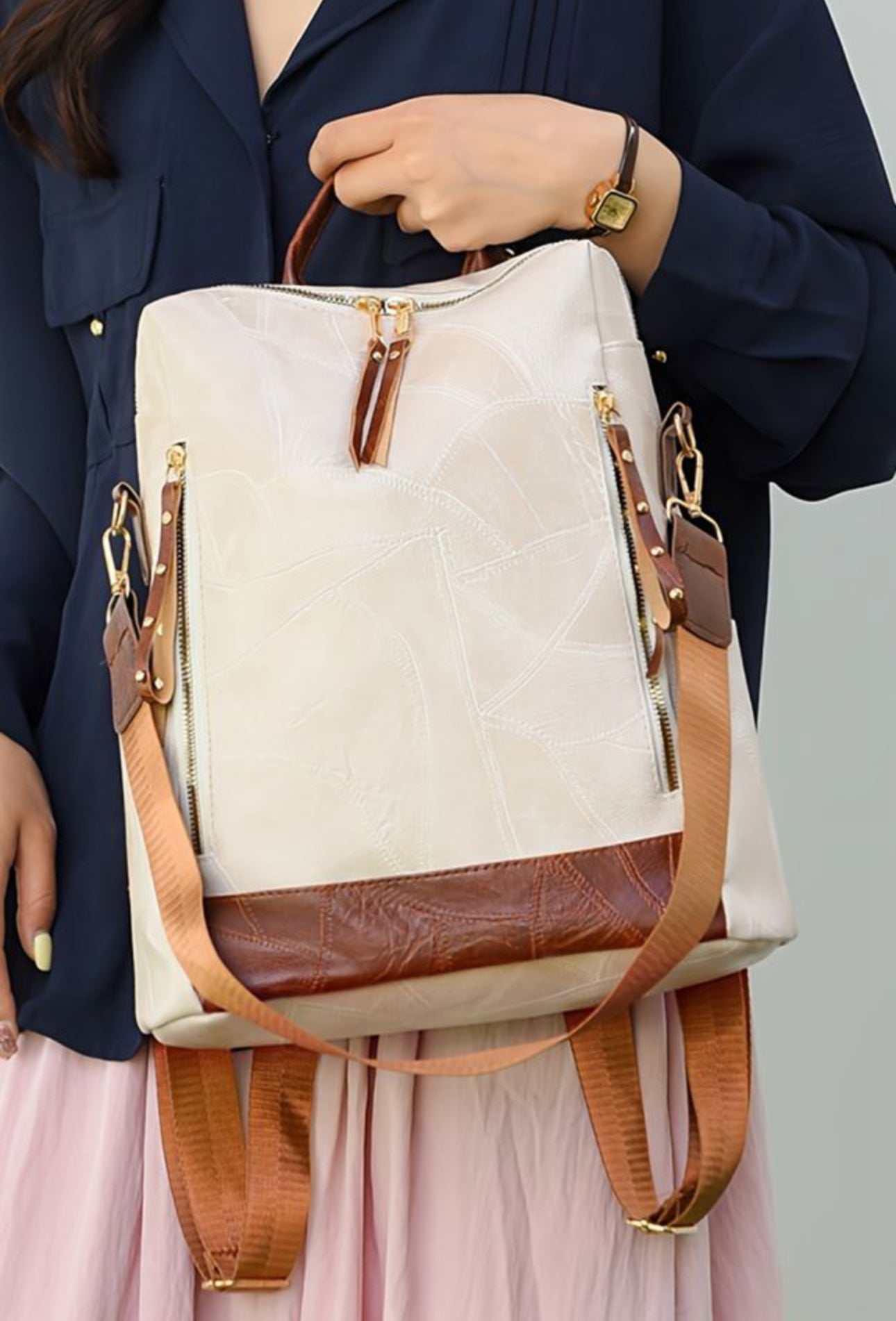 PU Leather Backpack